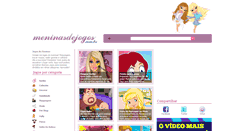 Desktop Screenshot of meninasdejogos.com.br